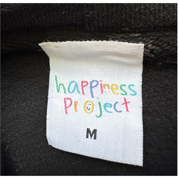 Happiness Project - Original Happiness Hoodie in Black - Picture 3 of 4